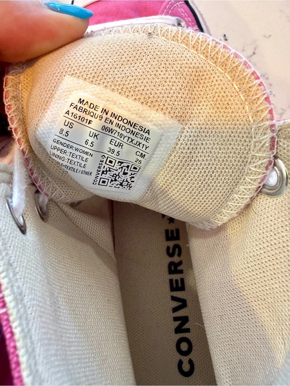 converse chuck taylor all star lift platform sneakers shocking orchid 8.5 pink - Picture 9 of 9